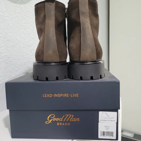 Good Man Brand Modern City Leather Ankle Boots •Made in Italy10.5 M